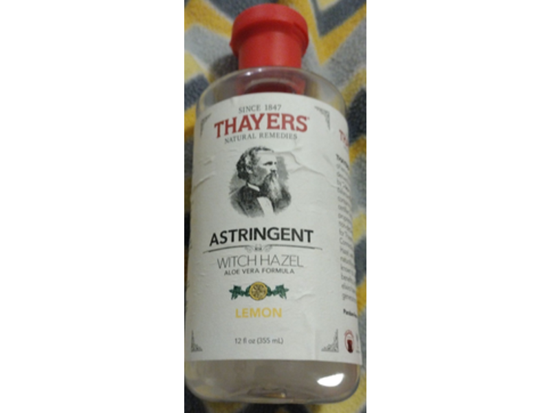 Thayers Astringent, Witch Hazel, Lemon, 12 fl oz/355 mL