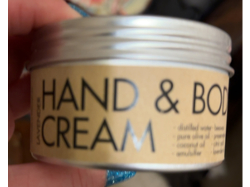 Lovett Sundries Hand & Body Cream, Lavender, 7.3 oz/207 g