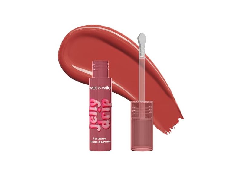 wet n wild Jelly Drip Lip Glaze, Berry Squish, 0.12 fl oz/3.5 mL