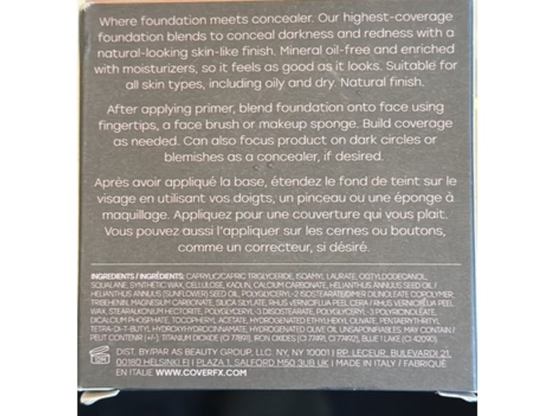 COVER FX Total Cover Cream Foundation, 08 M3 Medium Skin, 0.29 fl oz/8.50 g