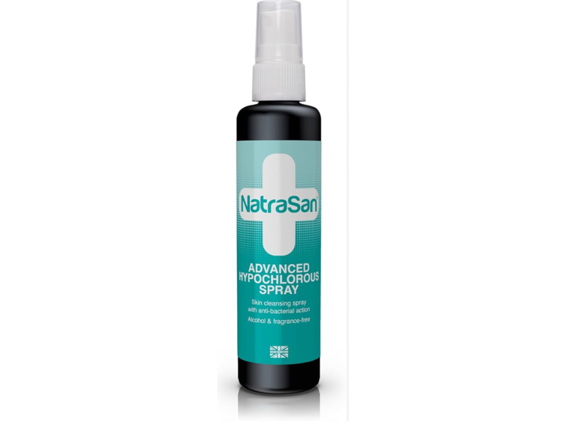 Natrasan Advanced Skin Cleansing Spray, Hypochlorous, 3.4 fl oz/100 mL