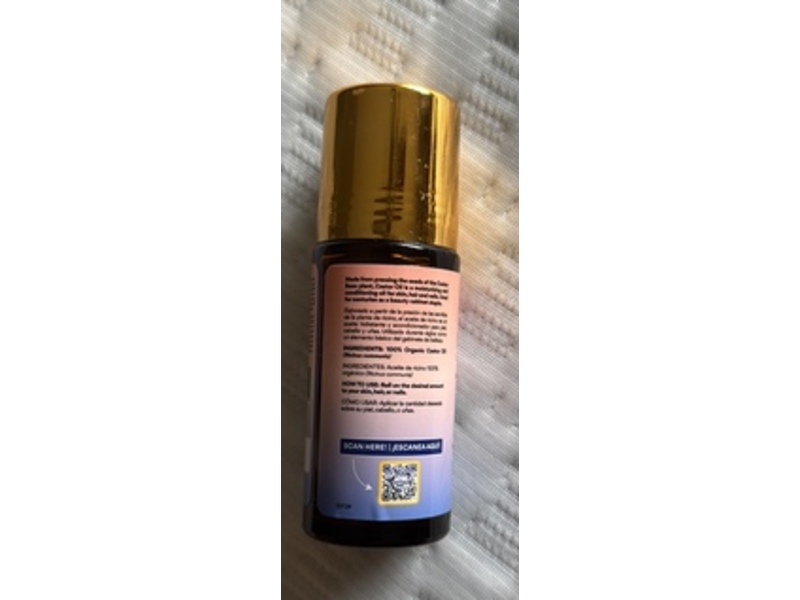 Queen Of The Thrones Organic Castor Oil, Rose Quartz Roller, 1.7 fl oz/50 mL