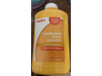 Meijer Medicated Body Powder, Cornstarch, 10 oz/283 g - Image 3