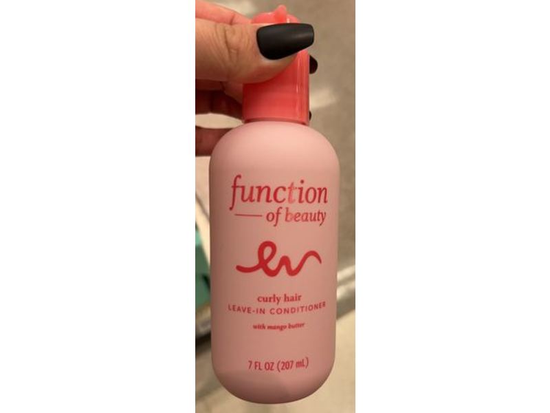 Function Of Beauty Curl Hair Leave-In Conditioner, Mango Butter, 7 fl oz/207 mL, Pack Of 2