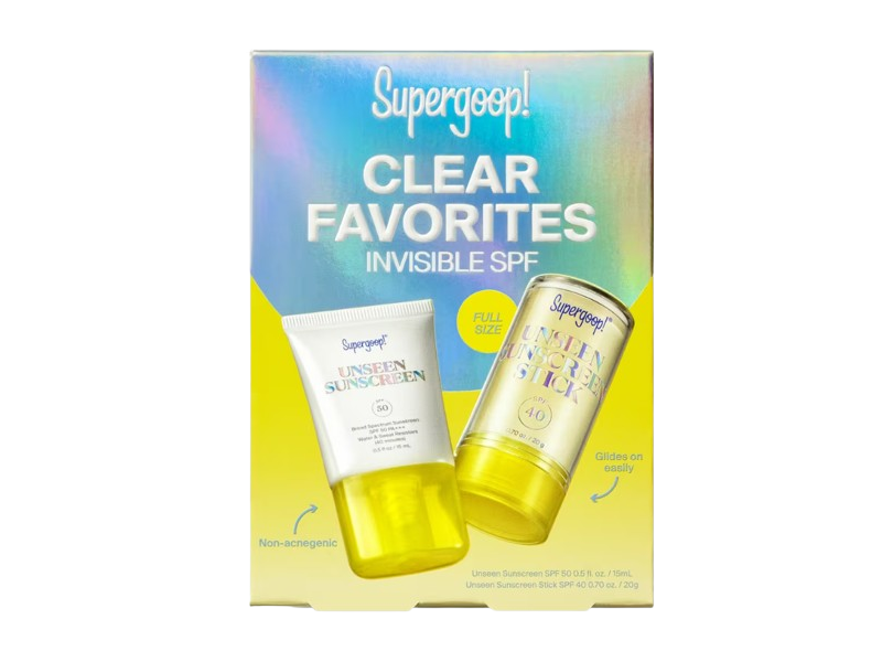 Supergoop Clear Favorites Invisible SPF Kit