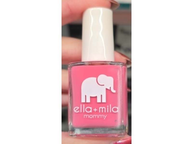 ella+mila Mommy Nail Polish, Rosy Cheeks, 0.45 fl oz/13.3 mL