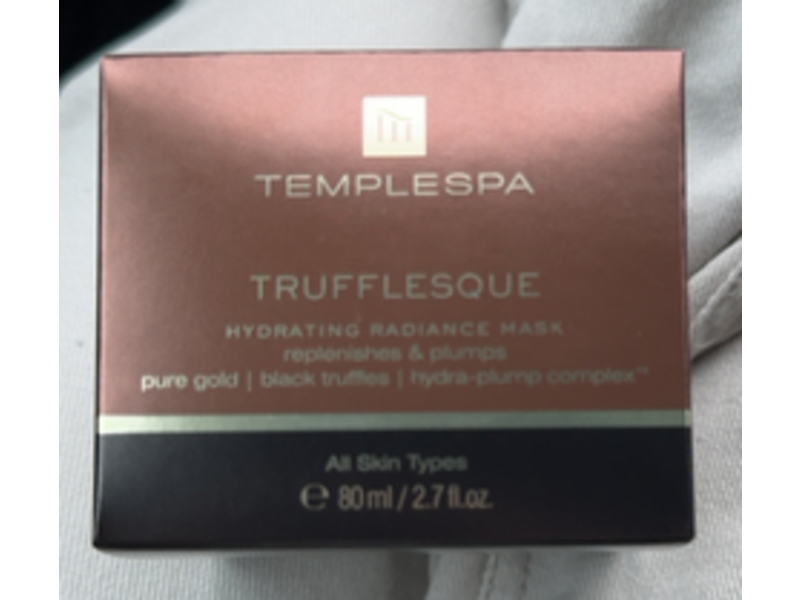 Templespa Trufflesque Hydrating Radiance Mask, 2.7 fl oz/80 mL