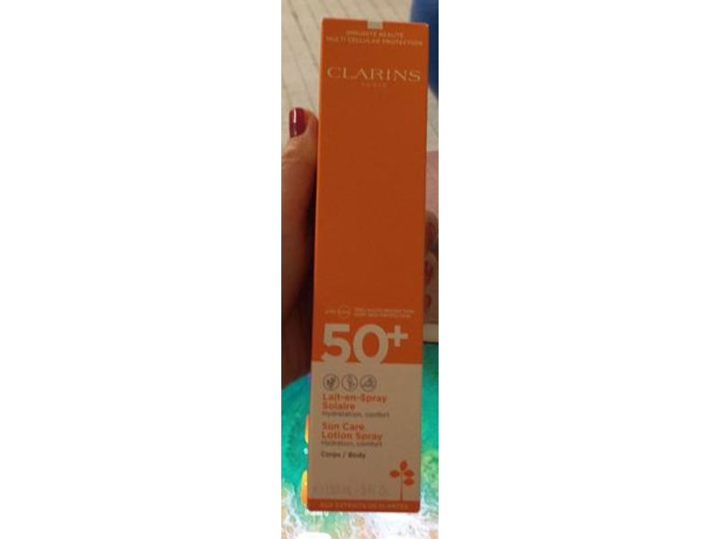 Clarins Paris Sun Care Lotion Spray, SPF 50+, 5 fl oz/150 ml