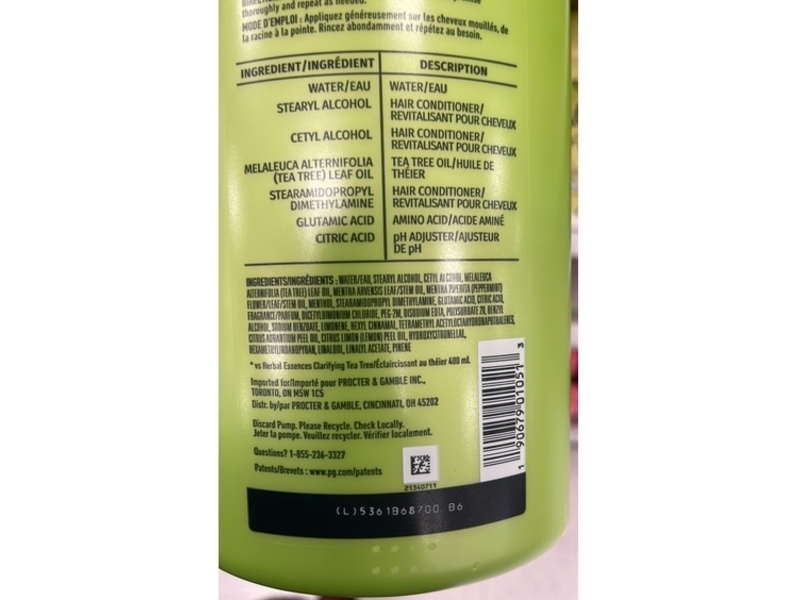 Herbal Essences Purifying Conditioner, Tea Tree, 33.8 fl oz/1 L
