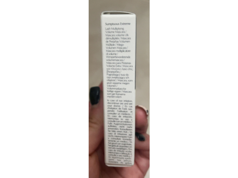 Estee Lauder Sumptuous Extreme Lash Multiplying Volume Mascara, 01 Black, 0.09 oz/2.8 mL