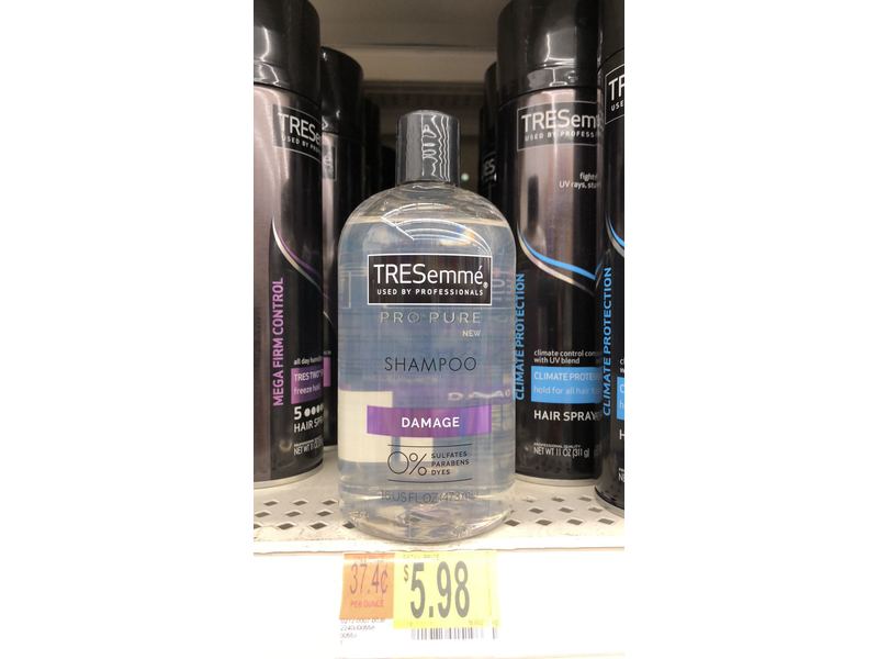 TRESemme Pro Pure Damage Free Shampoo, 16 fl oz/473 mL