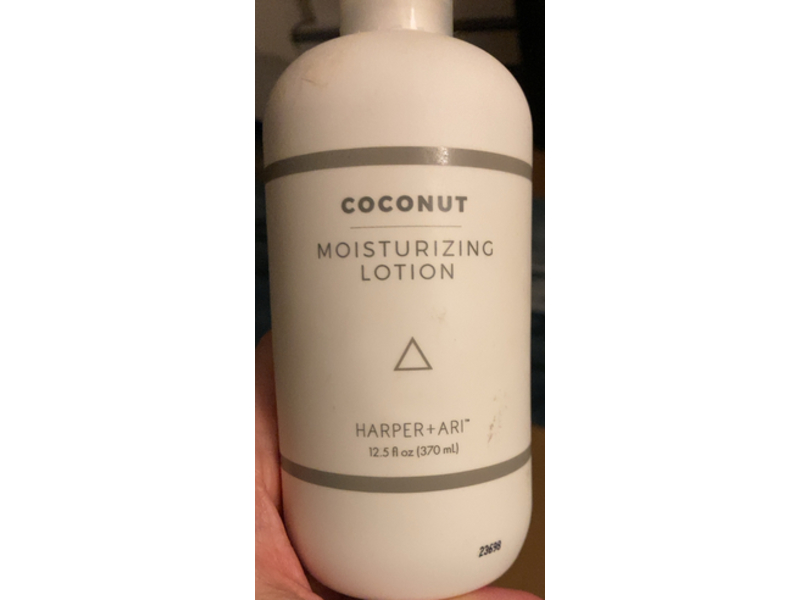 Harper + Ari Moisturizing Body Lotion, Coconut, 12.5 fl oz/370 mL