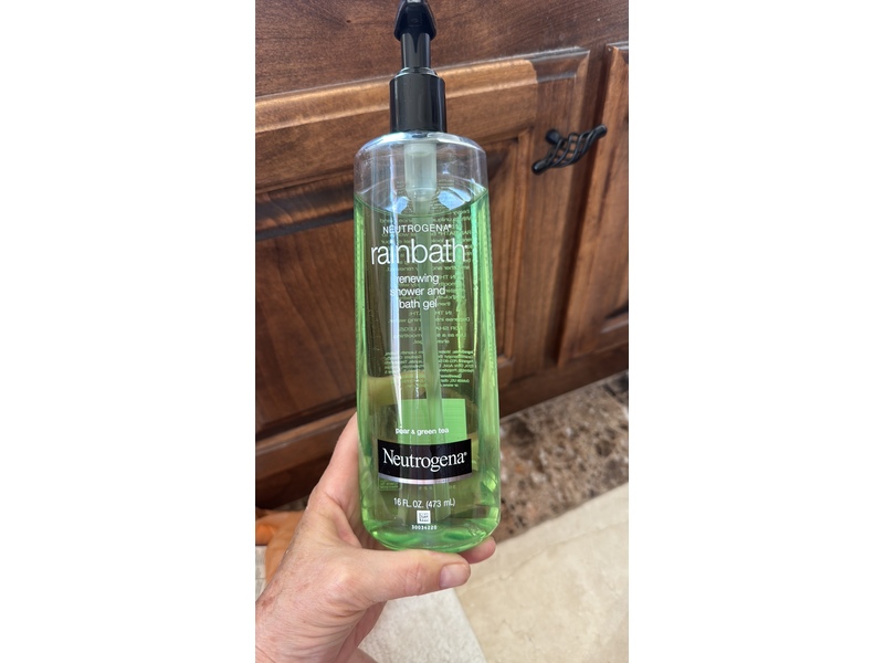 Neutrogena Rainbath Renewing Shower And Bath Gel, Pear & Green Tea, 16 fl oz/473 mL