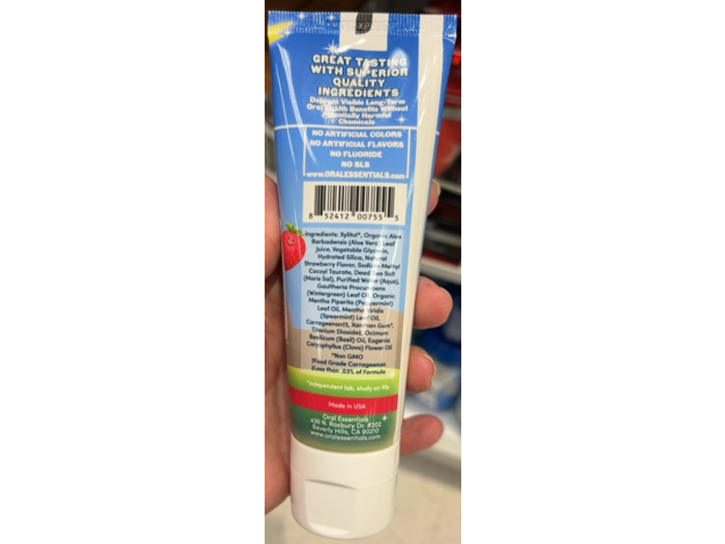 Lumineux Kids Toothpaste, Strawberry