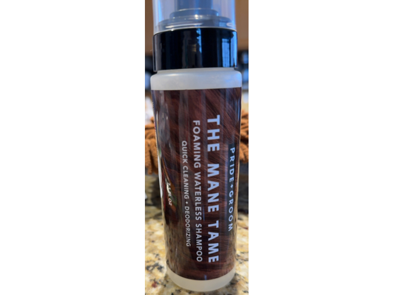 Pride + Groom The Mane Tame Foaming Waterless Shampoo, 7.1 oz/209 mL