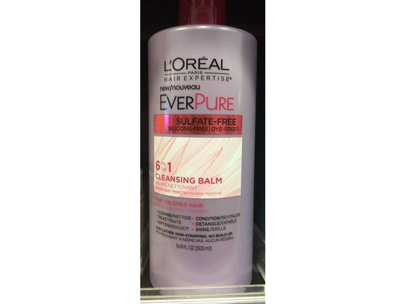 L'Oreal Paris Ever Pure 6 In 1 Cleansing Balm, Rosemary Mint, 16.9 fl oz/500 mL
