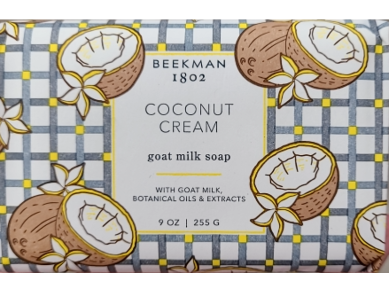 Beekman 1802 Coconut Cream Goat Milk Soap, 9 oz/255 g