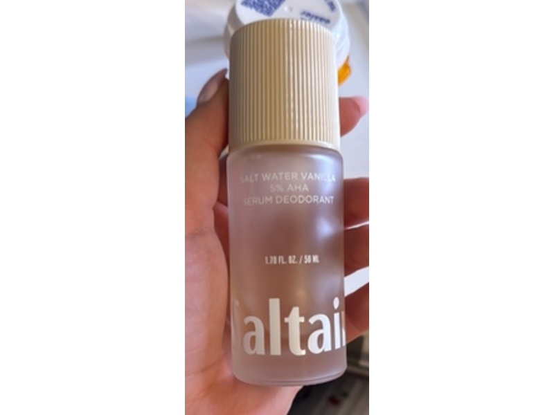 Saltair 5% AHA Serum Deodorant, Salt Water Vanilla, 1.70 fl oz/50 mL, 2 Pack