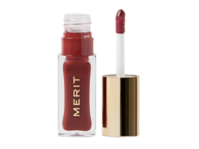 Merit Shade Slick Tinted Lip Oil, Sangria, 0.23 fl oz/7 mL