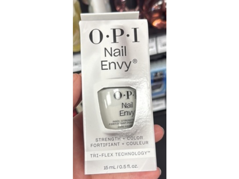 O.P.I Nail Envy Nail Strengthener, Alpine Snow, 0.5 fl oz/15 mL
