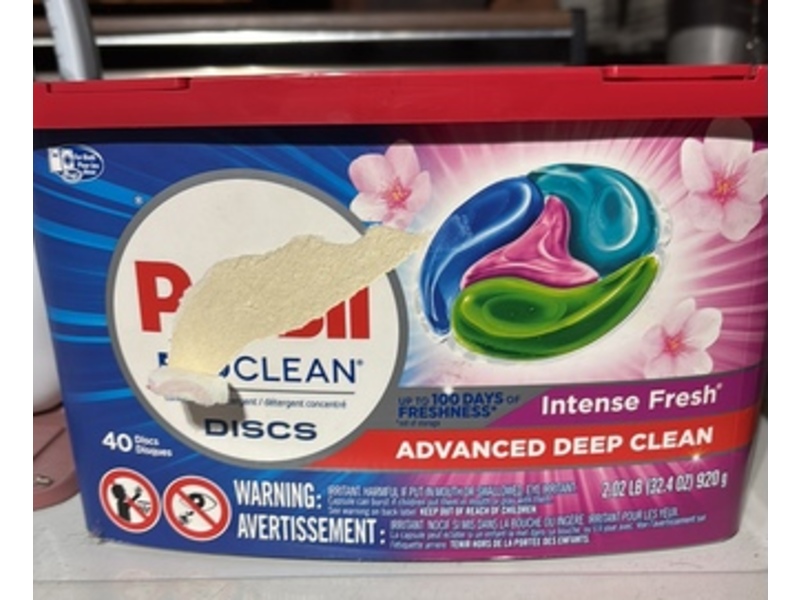 Persil Discs Advanced Deep Clean Laundry Detergent Pacs, Intense Fresh, 32.4 oz/920 g, 40 Count