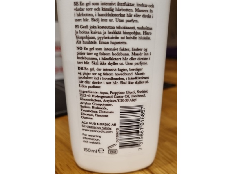 ACO Special Care Intensive Dry Scalp Treatment, 150 mL