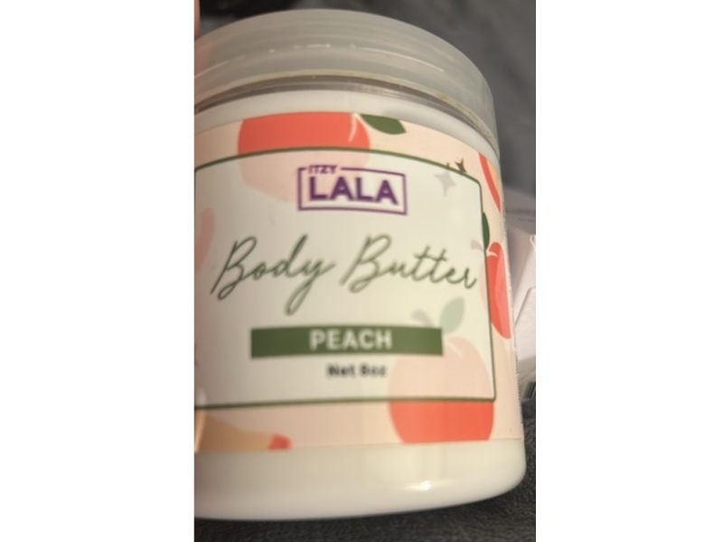 Itzy Lala Body Butter, Peach, 8 oz