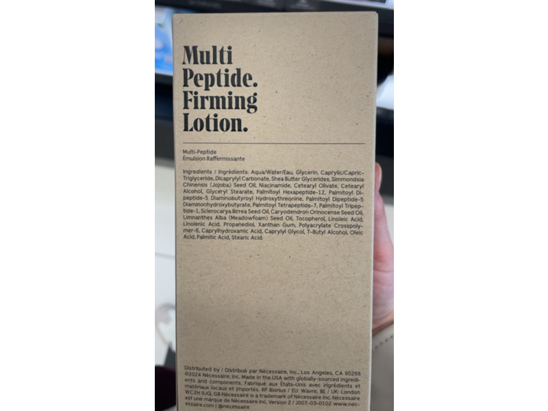 Necessaire The Body Lotion, Fragrance Free, 15.2 fl oz/450 mL