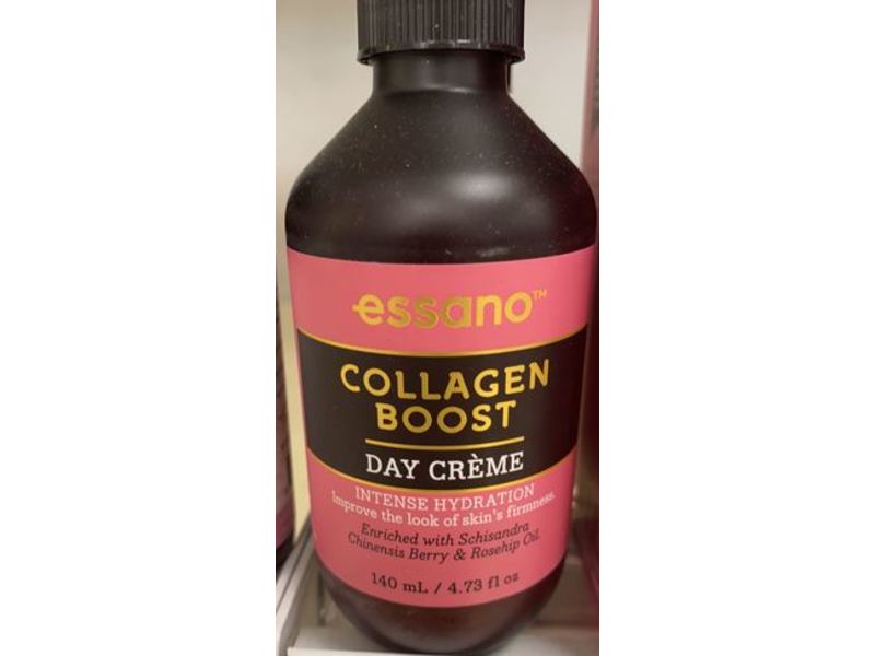 Essano Collagen Boost Day Creme, Intense Hydration, 4.73 fl oz/140 mL