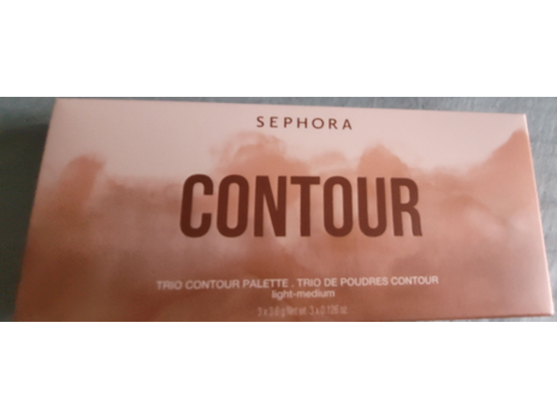 Sephora Contour Trio Contour Pallate, Light Medium,126 oz/36 g