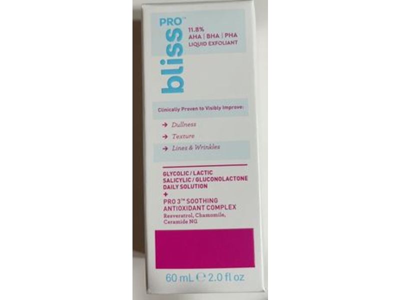 Bliss Liquid Exfoliant, 2 fl oz/60 mL