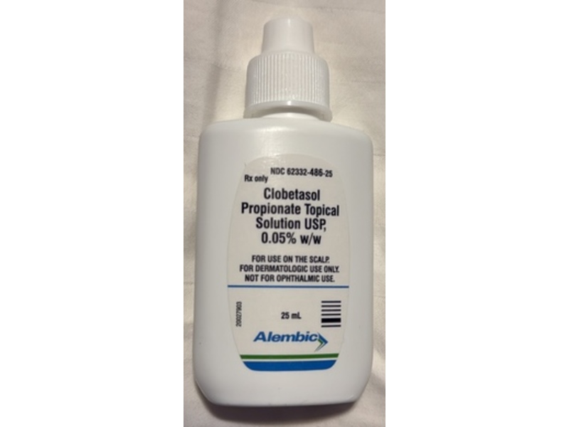 Clobetasol Propionate Topical Solution USP, 0.05%, 25 mL, Alembic (RX)