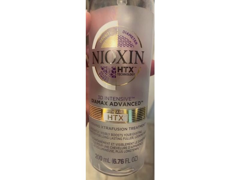 Nioxin Diamax Advanced Htx Hair Thickening Xtrafusion Treatment, 6.76 fl oz/200 mL