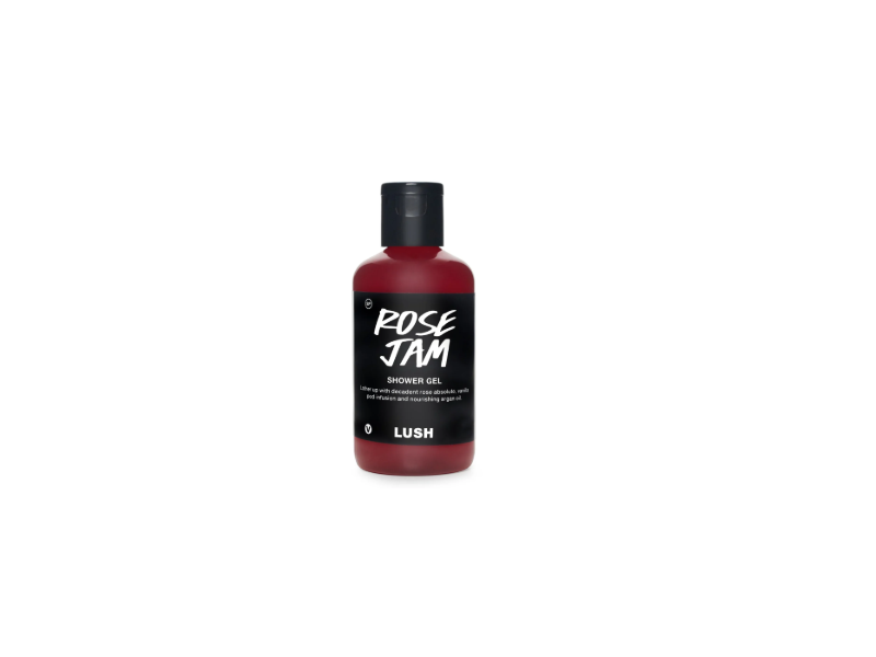 Lush Shower Gel, Rose Jam, 1.8 fl oz/55 mL