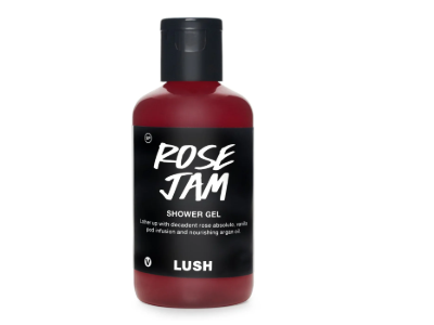 Lush Shower Gel, Rose Jam, 1.8 fl oz/55 mL