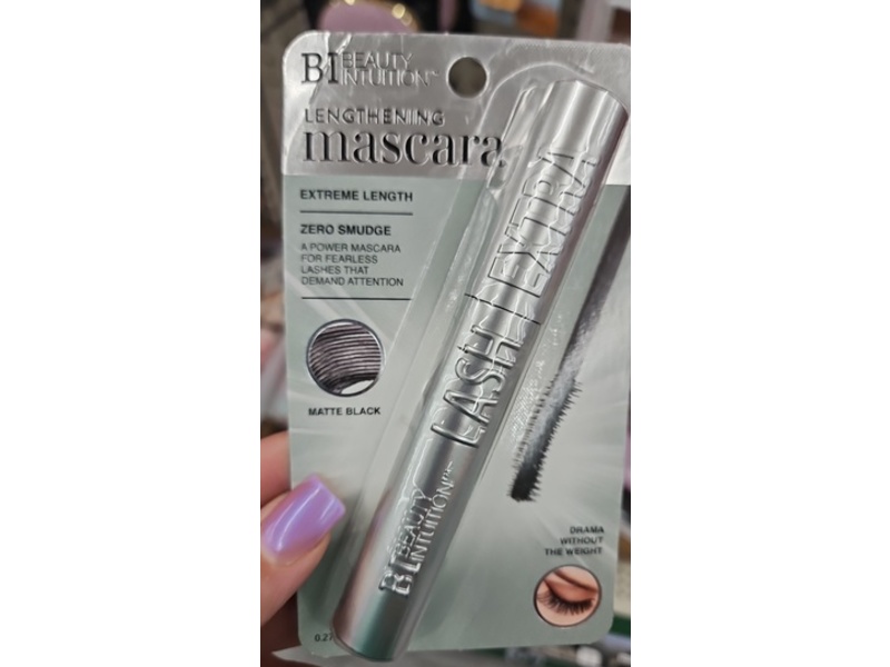 Beauty Intuition Lengthening Mascara, Matte Black, 0.27 fl oz/8 mL