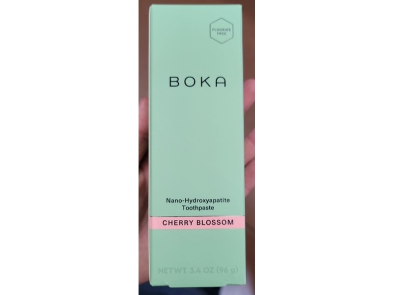 Boka Nano-Hydroxyapatite Toothpaste, Cherry Blossom, 3.4 oz/96 g