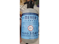 Mrs. Meyer's Clean Day Hand Soap, Rain Water Scent, 12.5 fl oz/376 mL - thumbnail 2