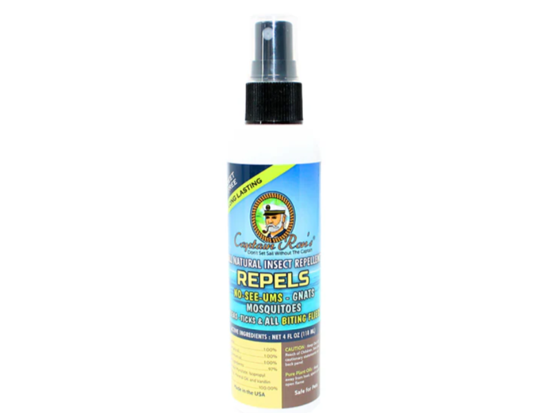 Captain Ron's Plant Based Insect Repellent , 4 fl oz/118 mL