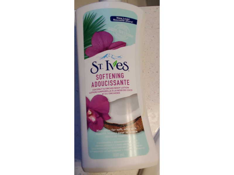 St. Ives Softening Adoucissante Body Lotion, Coconut & Orchid, 600 mL