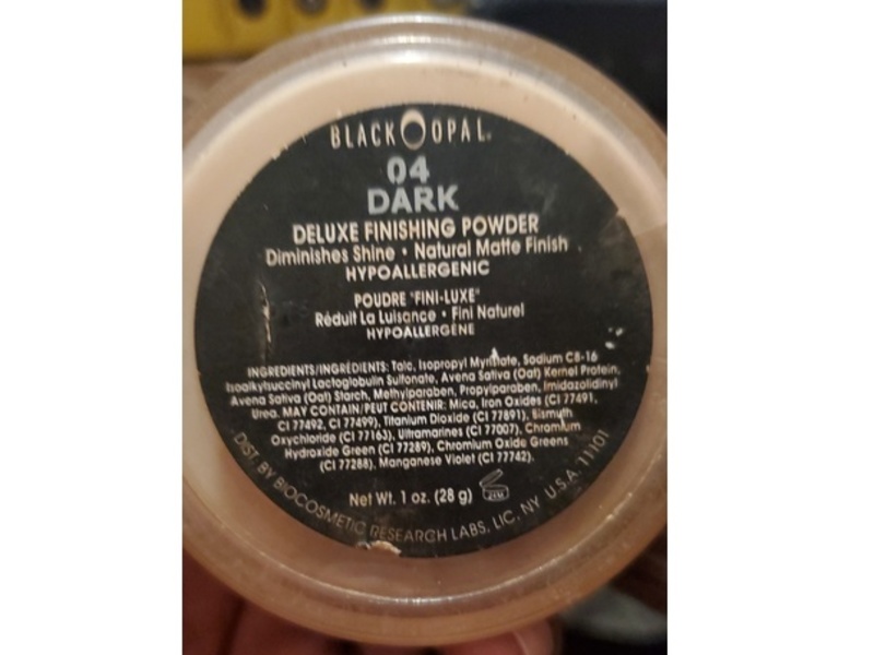 Black Opal Delux Finishing Powder, Dark, 1 oz/28 g