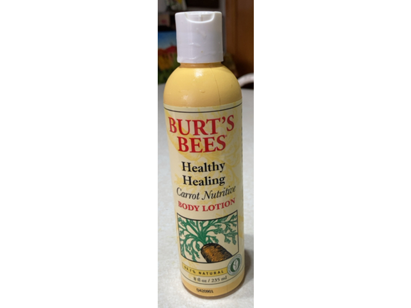 Burt's Bees Healthy Healing Body Lotion, Carrot Nutritive, 8 fl oz/235 mL