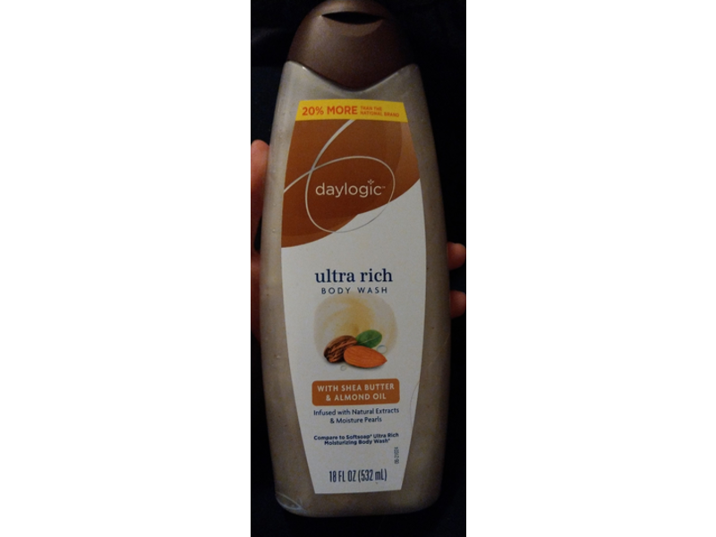 Daylogic Ultra Rich Body Wash, Shea Butter & Almond Oil, 18 fl oz/532 mL