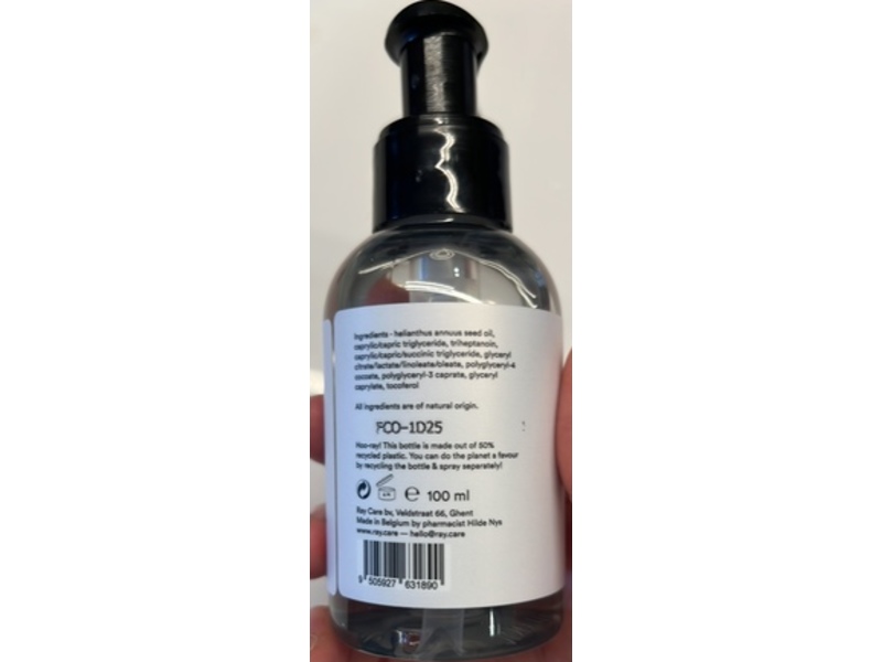 Ray Face Cleansing Oil, 100 mL