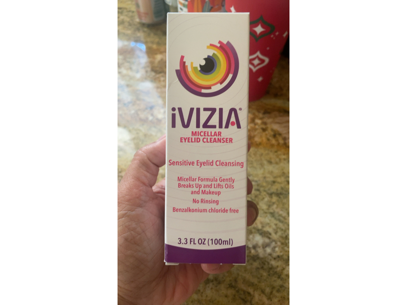 Ivizia Micellar Eyelid Cleanser, 3.3 fl oz/100 mL