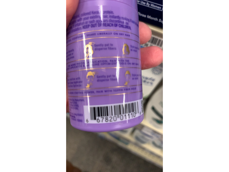 Toppik Hair Filler Volumizing Microfibers, Black, 0.42 oz