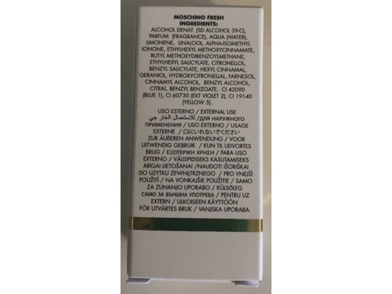 Moschino Fresh Eau De Toilette, 0.17 fl oz/5 mL