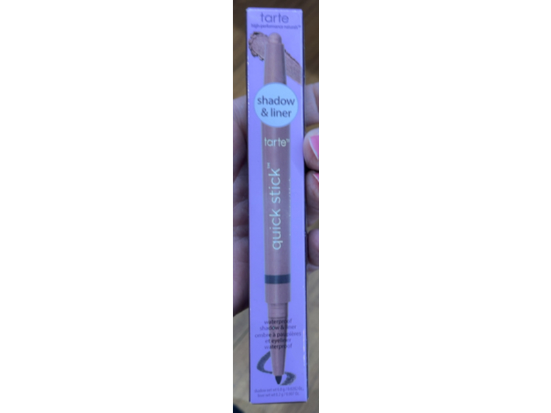 Tarte Quick Stick Waterproof Shadow & Liner, Taupe Luster & Black Liner