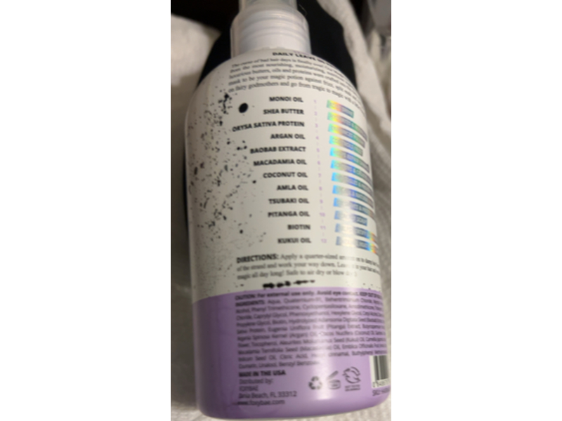 FoxyBae Daily Leave In Hair Mask, 8 fl oz/251 mL