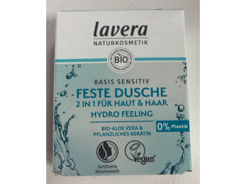 Lavera Naturkosmetik Solid Shower 2 In 1 Hydro Feeling, 50 g